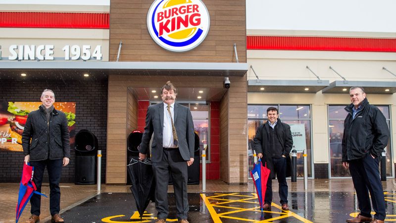 New Burger King drive-thru opens in Cross Hands site acquired by Cooke & Arkwright