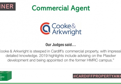 Cooke & Arkwright named Commercial Agent of the Year 2019 
