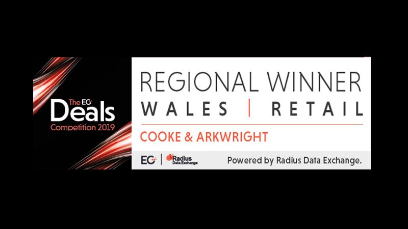 Cooke & Arkwright most active agent in S Wales in 2019 - award from EGi