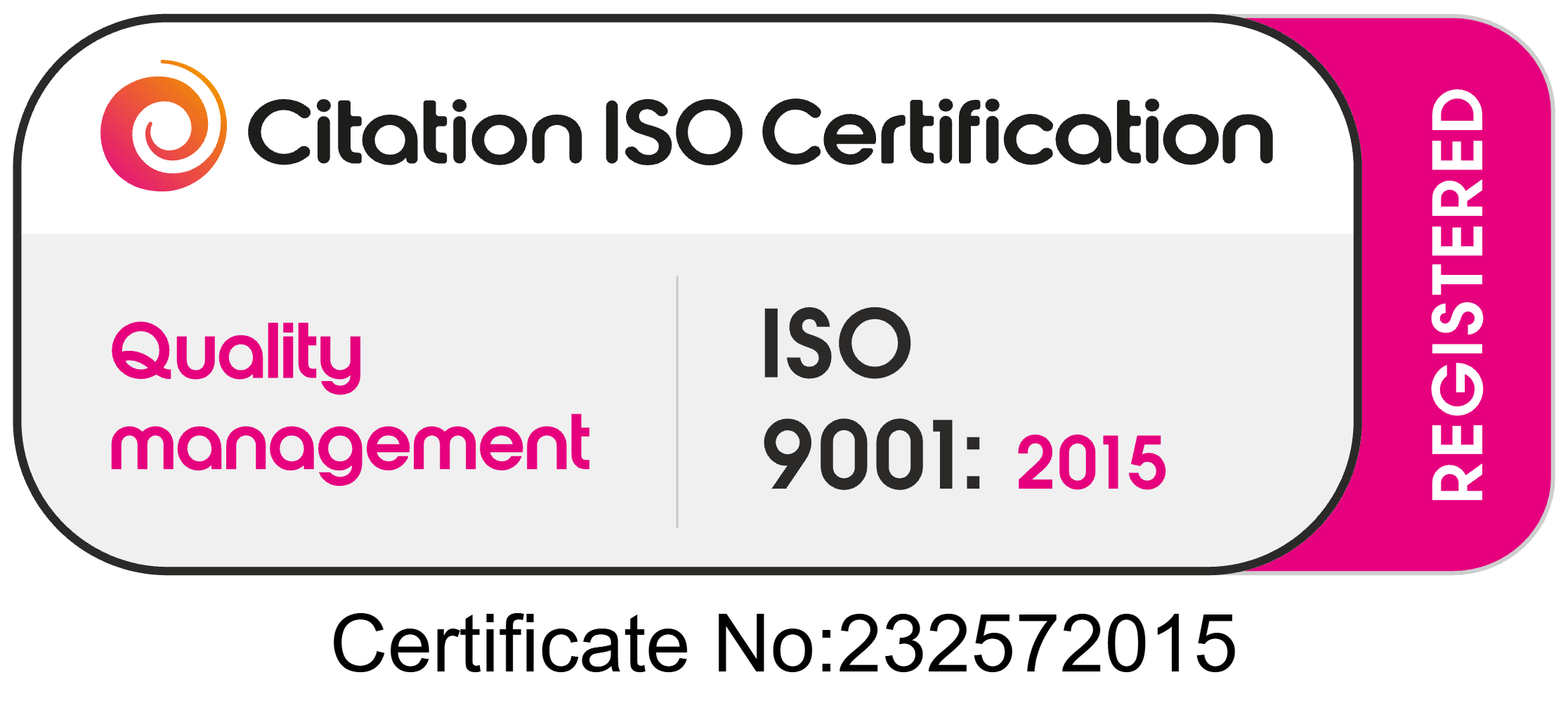 ISO 9001 Registered