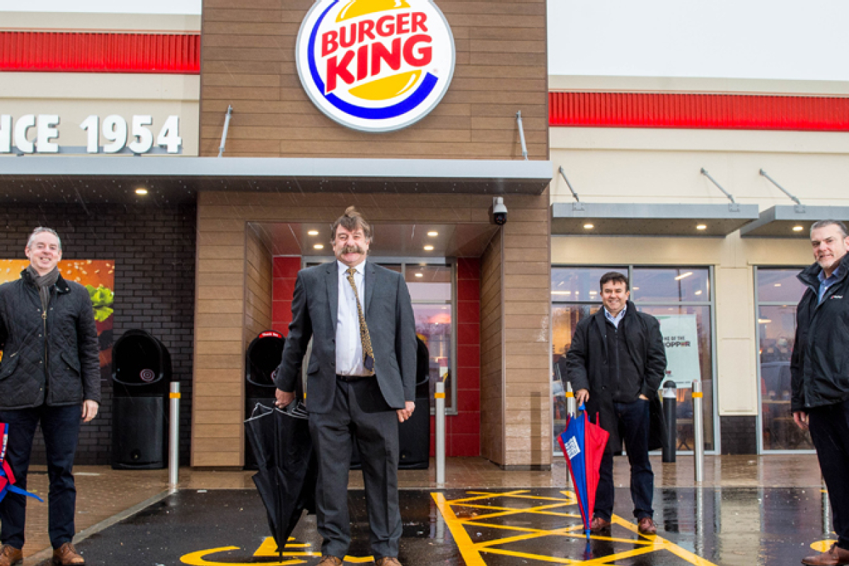 New Burger King drive-thru opens in Cross Hands site acquired by Cooke & Arkwright