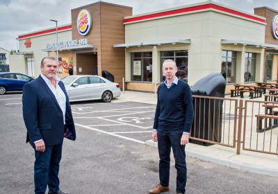Burger King drive-thru Barry, Cooke & Arkwright