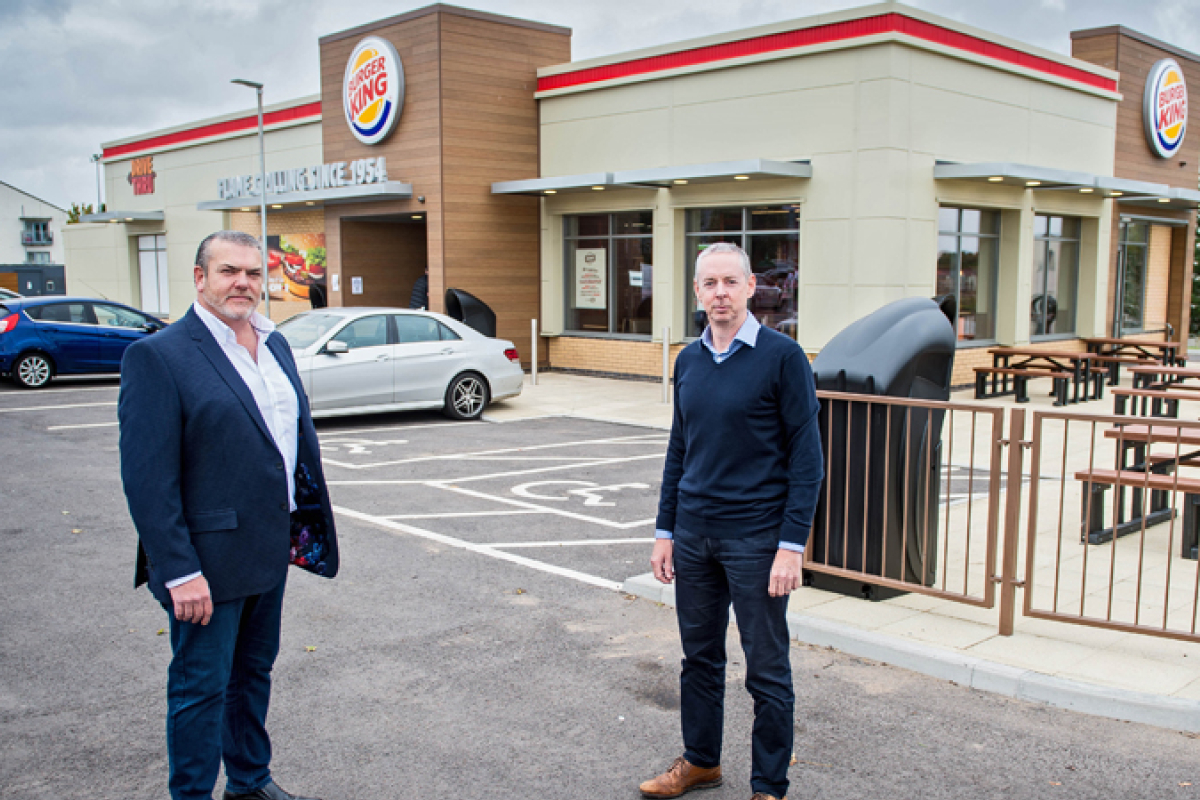 Burger King drive-thru Barry, Cooke & Arkwright