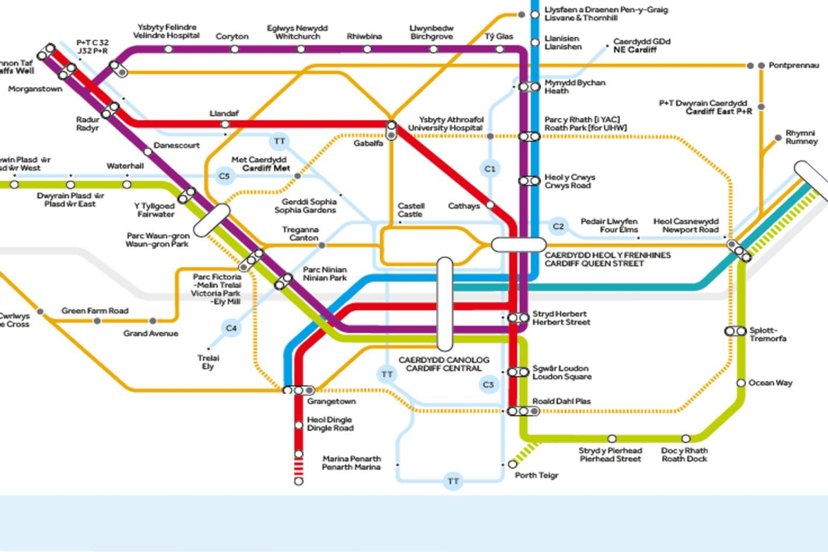 Cardiff Metro Plan Cooke & Arkwright