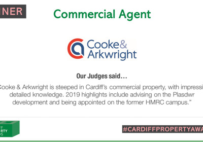 Cooke & Arkwright Commercial Agent of the Year 2019