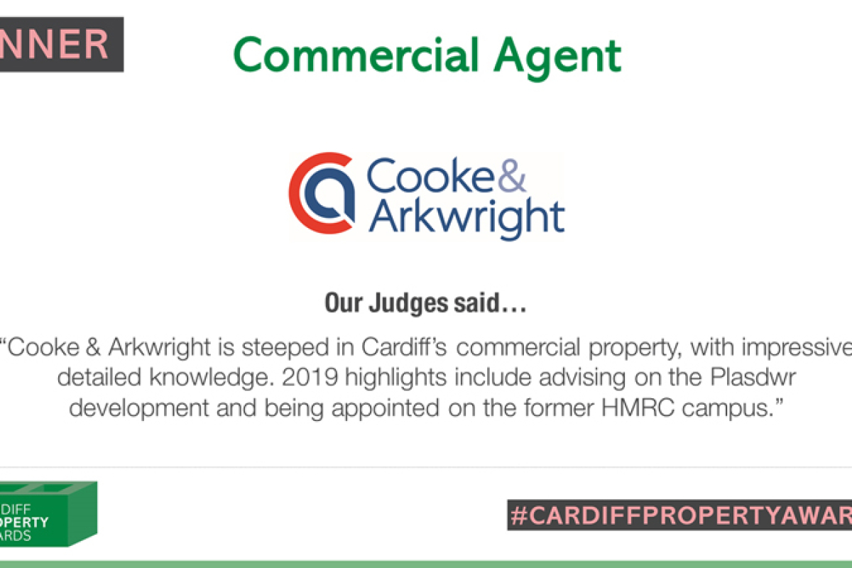 Cooke & Arkwright Commercial Agent of the Year 2019