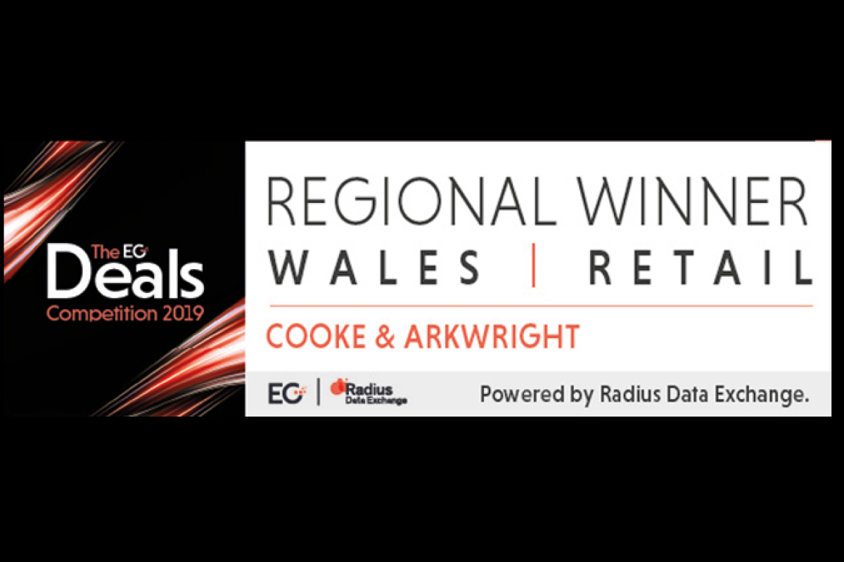 Cooke & Arkwright most active agent in S Wales in 2019 - award from EGi