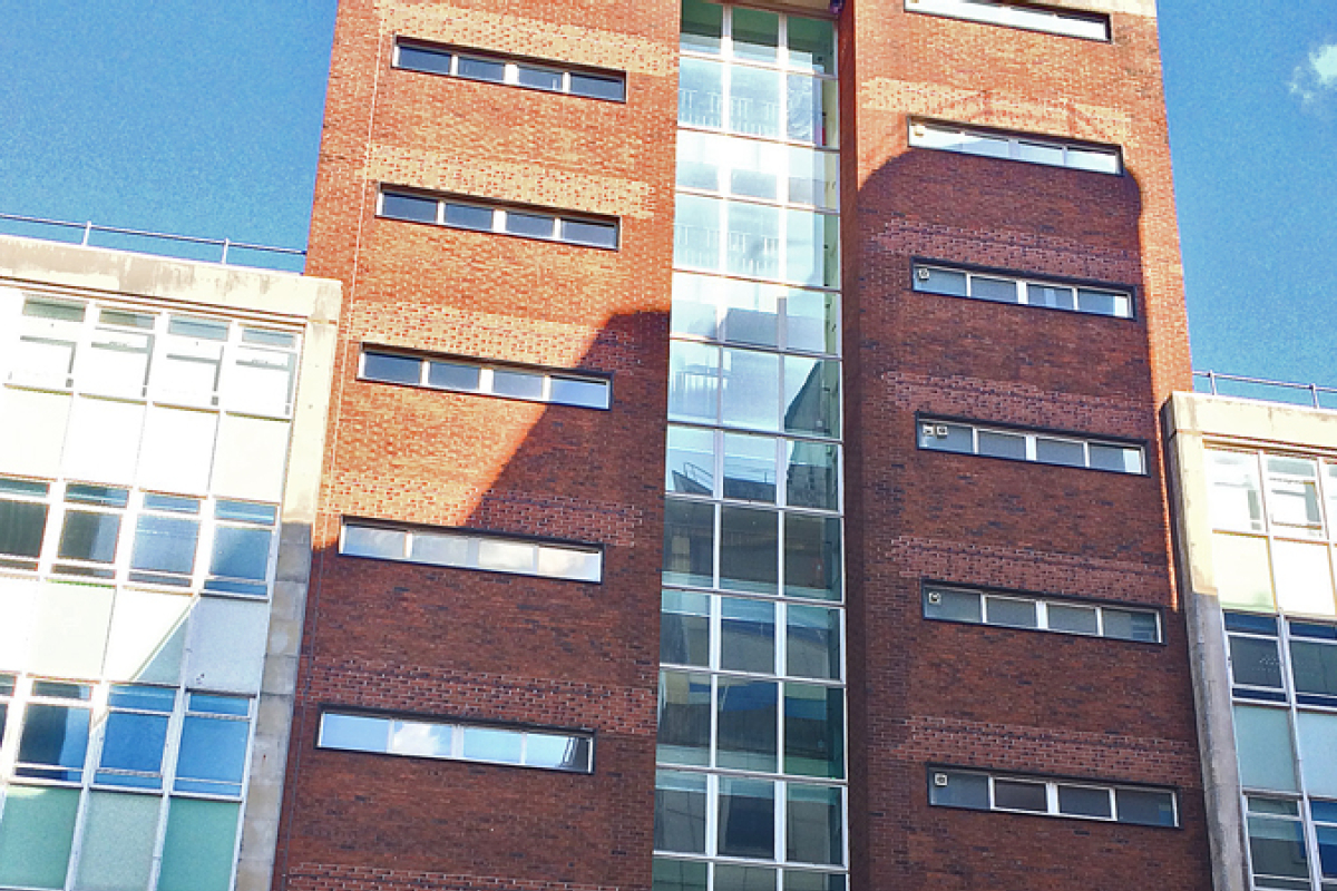 Acquired for Cardiff University by Cooke & Arkwright, Friary House rear view