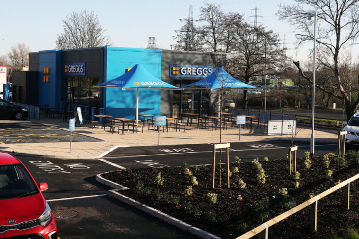 Greggs first drive-thru in Wales opens at site acquired by Cooke & Arkwright