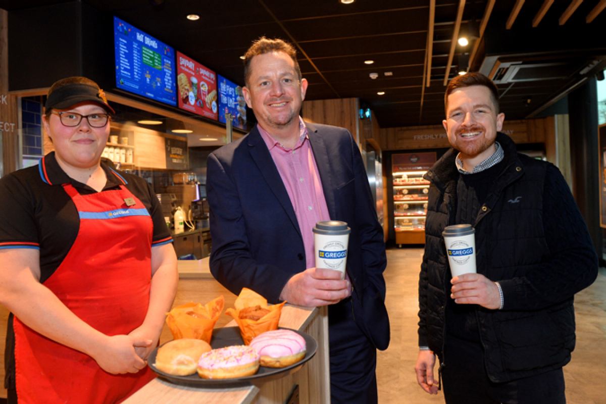 Greggs opens in Cardiff University's Centre for Student Life in a unit acquired by Cooke & Arkwright