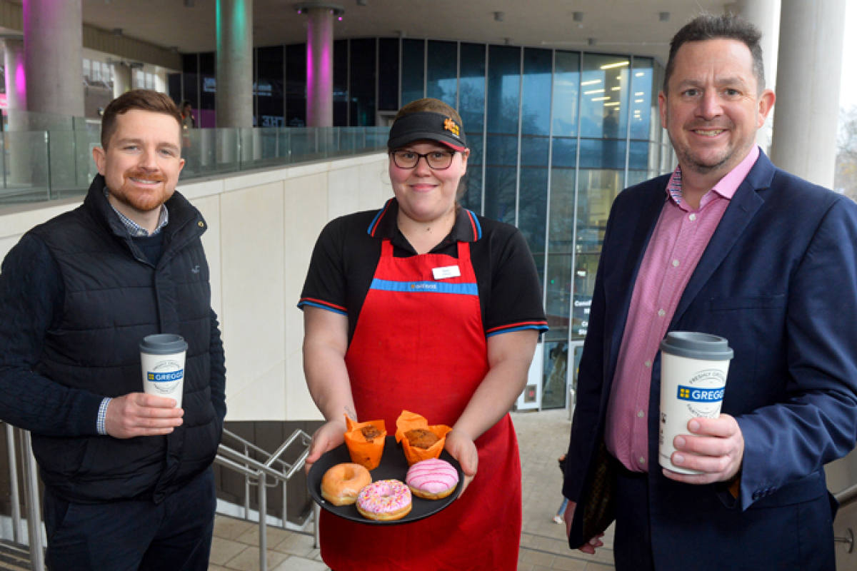 Greggs opens in Cardiff University's Centre for Student Life in a unit acquired by Cooke & Arkwright