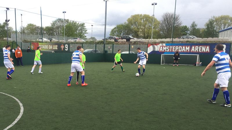 Telereal Trillium 5 a side football Cooke & Arkwright team