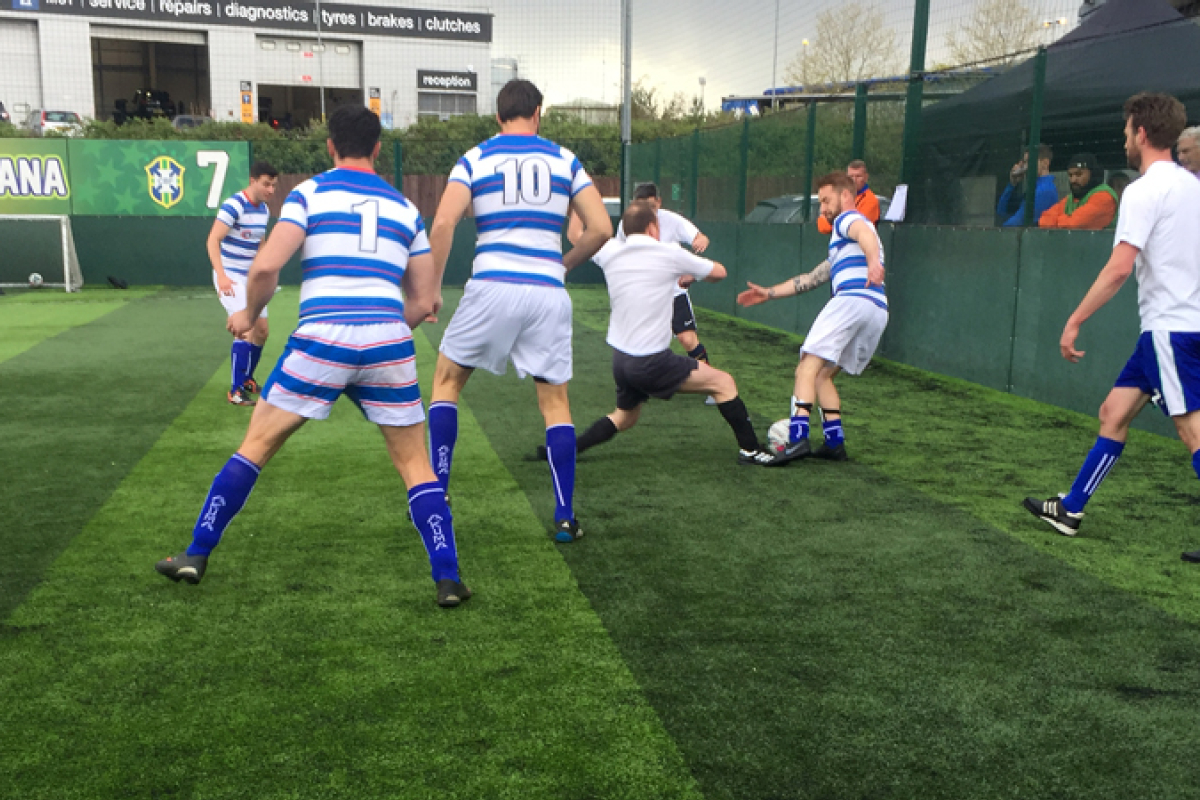 Telereal Trillium 5 a side football Cooke & Arkwright team