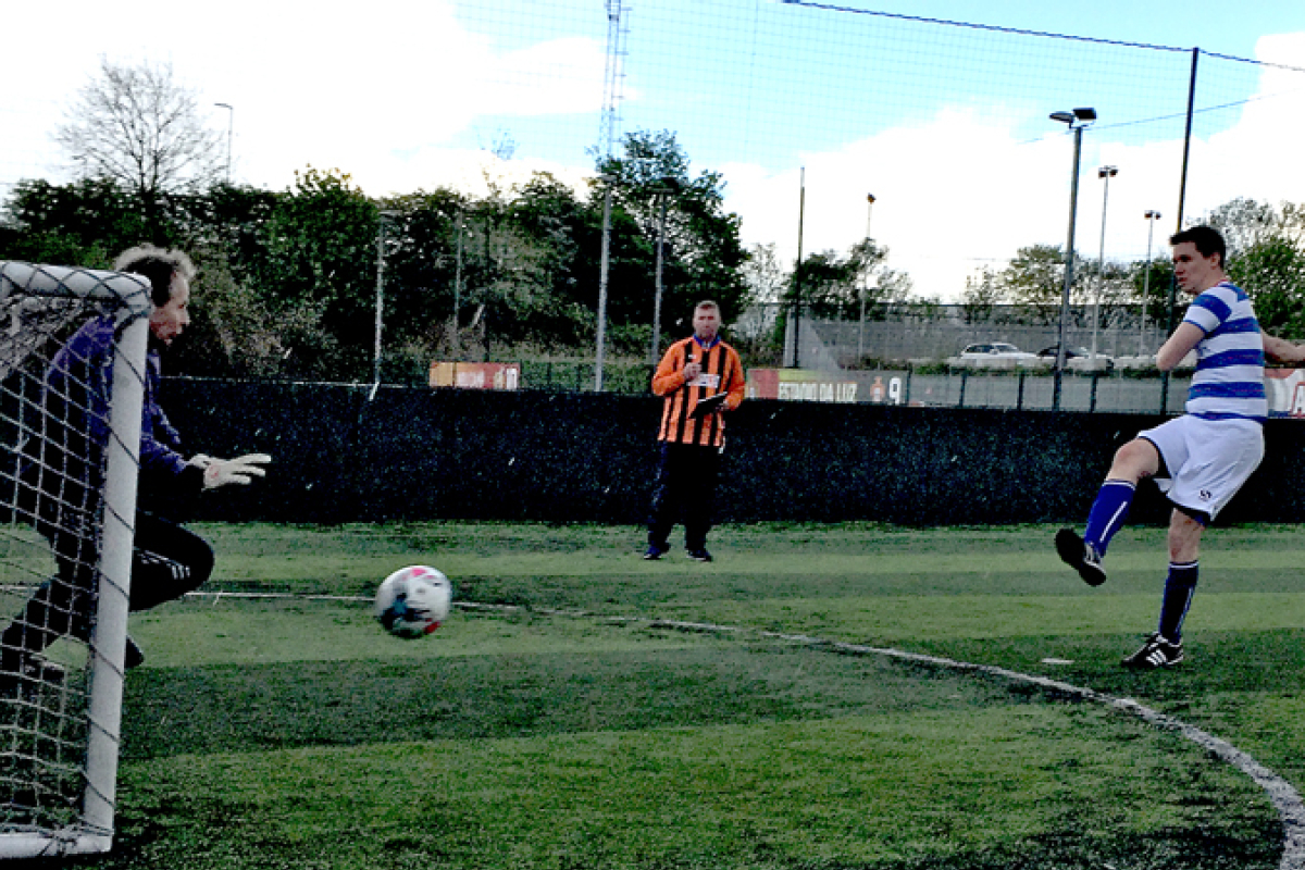 Telereal Trillium 5 a side football Cooke & Arkwright team