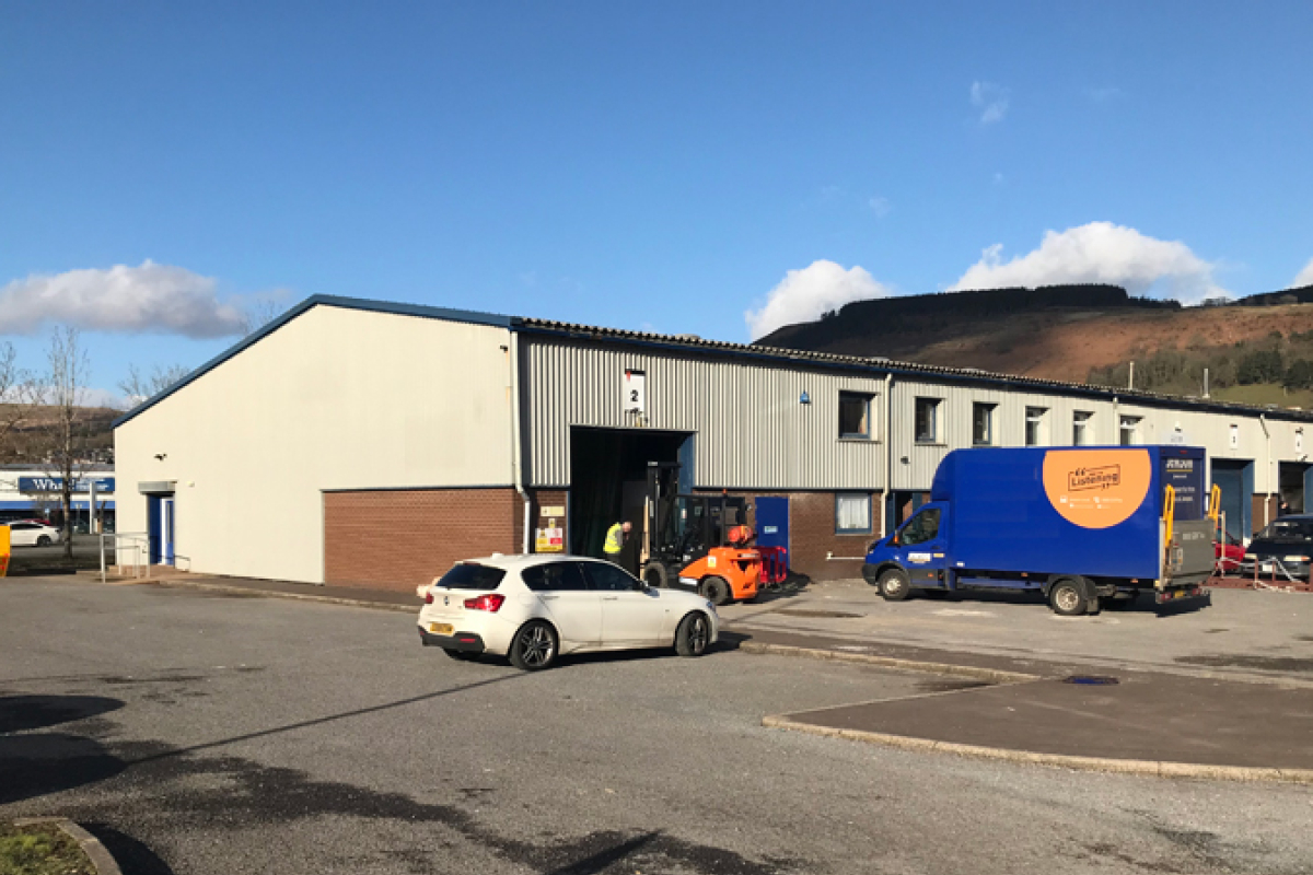 Toolstation unit Aberaman let by Cooke & Arkwright