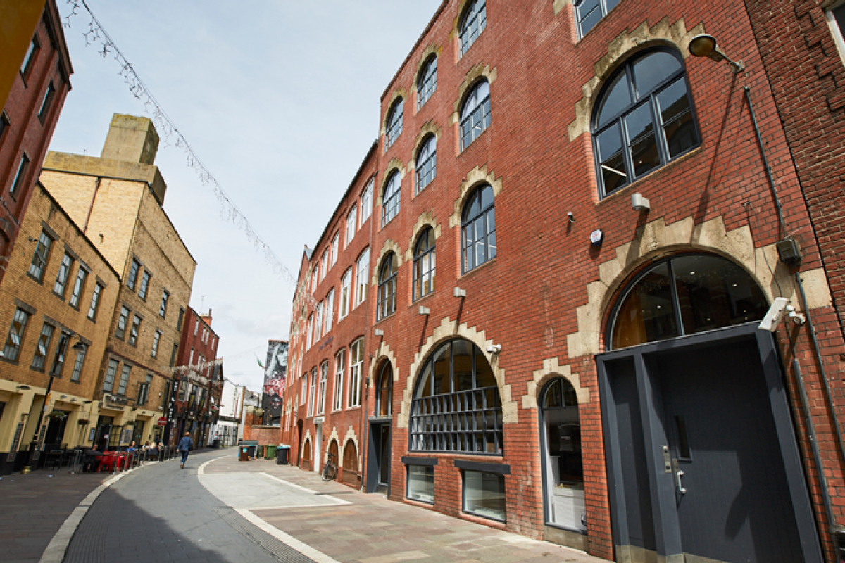 Trade Collective offices in Womanby Street, Cardiff sold by Cooke & Arkwright