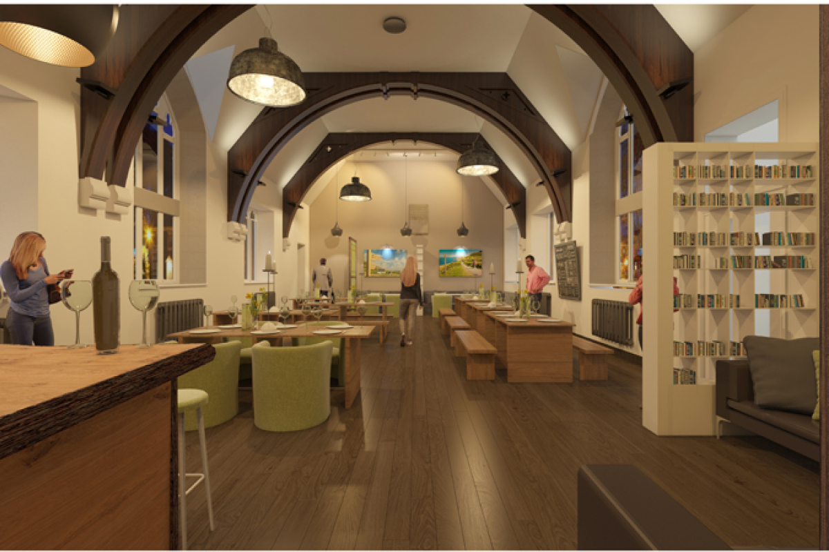 Yr Hen Ysgol Aberystwyth, Artists impression, Interior 3, Cooke & Arkwright